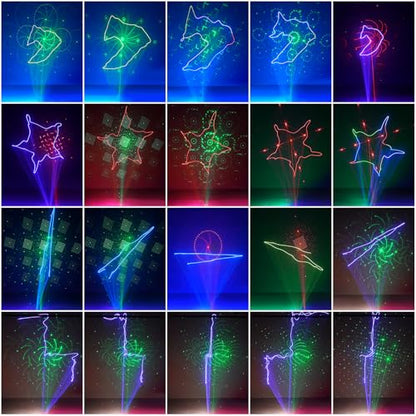 Lampa Disco Disco Light  2D RGB cu DMX 512, control muzica si telecomanda