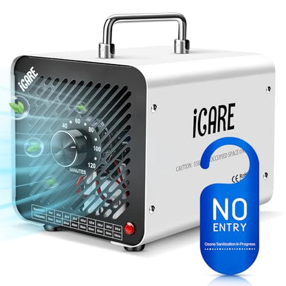 Generator de ozon 30000 mg/h + ioni negativi | Timer 120 min, 300 mp