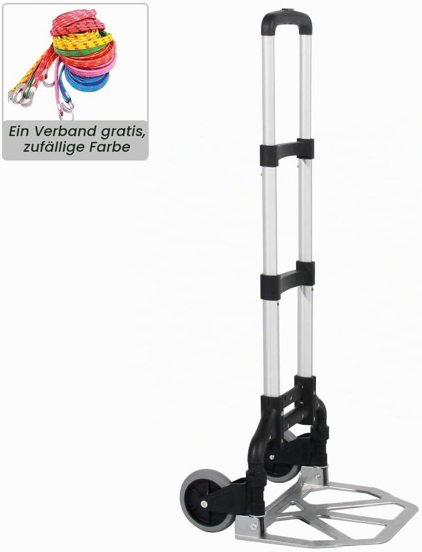 Carucior pliabil din aluminiu sogesfurniture BHEU-KT-2124, capacitate 60 kg
