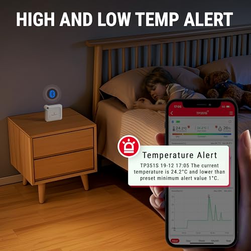 Termometru Higrometru TP351 Bluetooth ThermoPro + monitorizare 80 m
