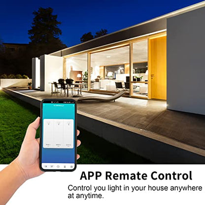 Intrerupator smart touch + Alexa/Google Home, fara nul - Alb