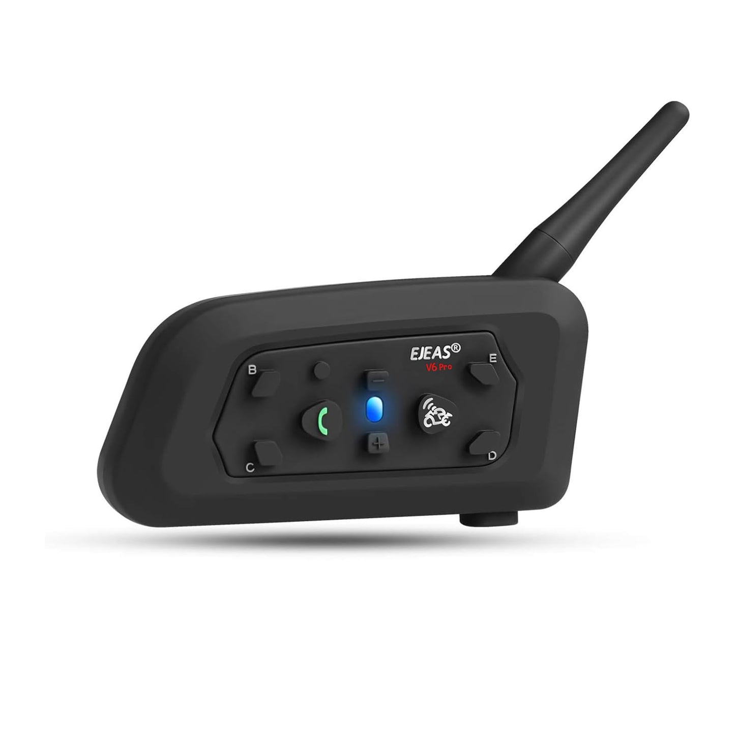 Intercom casca moto V6 Pro EJEAS, full duplex, 1200 m, 6 rideri