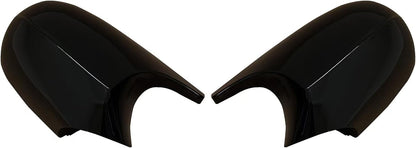 Door Mirror Cover Caps For BMW E81 E87 2008-2011 E90 E91 2009-2011 E92 E93 2010-2013 LCI Facelift Replacement Side Mirror Caps Gloss Black(For 1er E81 E87&3er E90 E91 E92 E93 LCI)