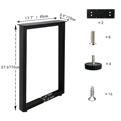 Picioare mobilier Jahof JH231214 otel 400 kg, 70 cm