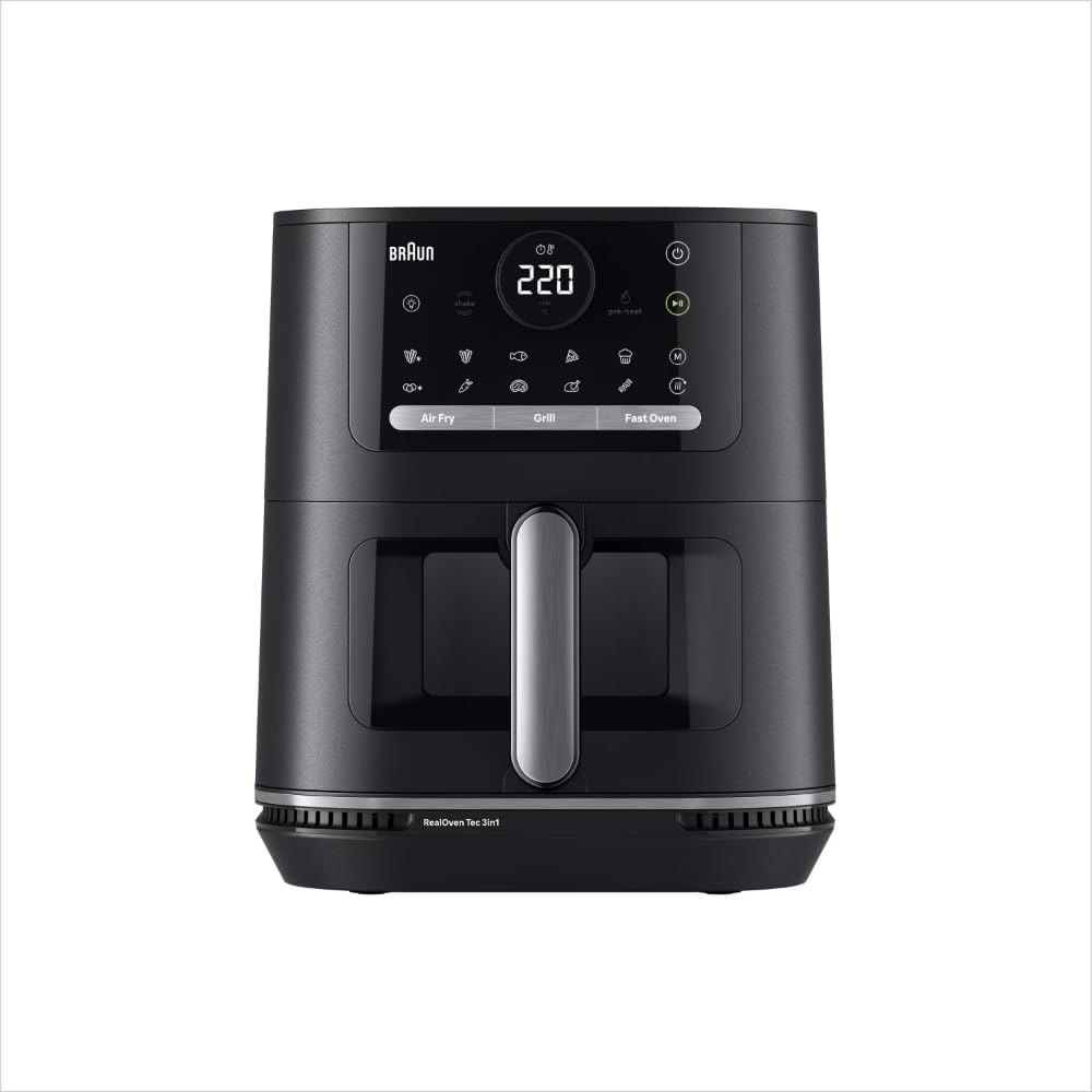 Friteuza cu aer cald Braun MultiFry 5 HF5073IBK 3 in 1, 6 L, 2000 W, negru