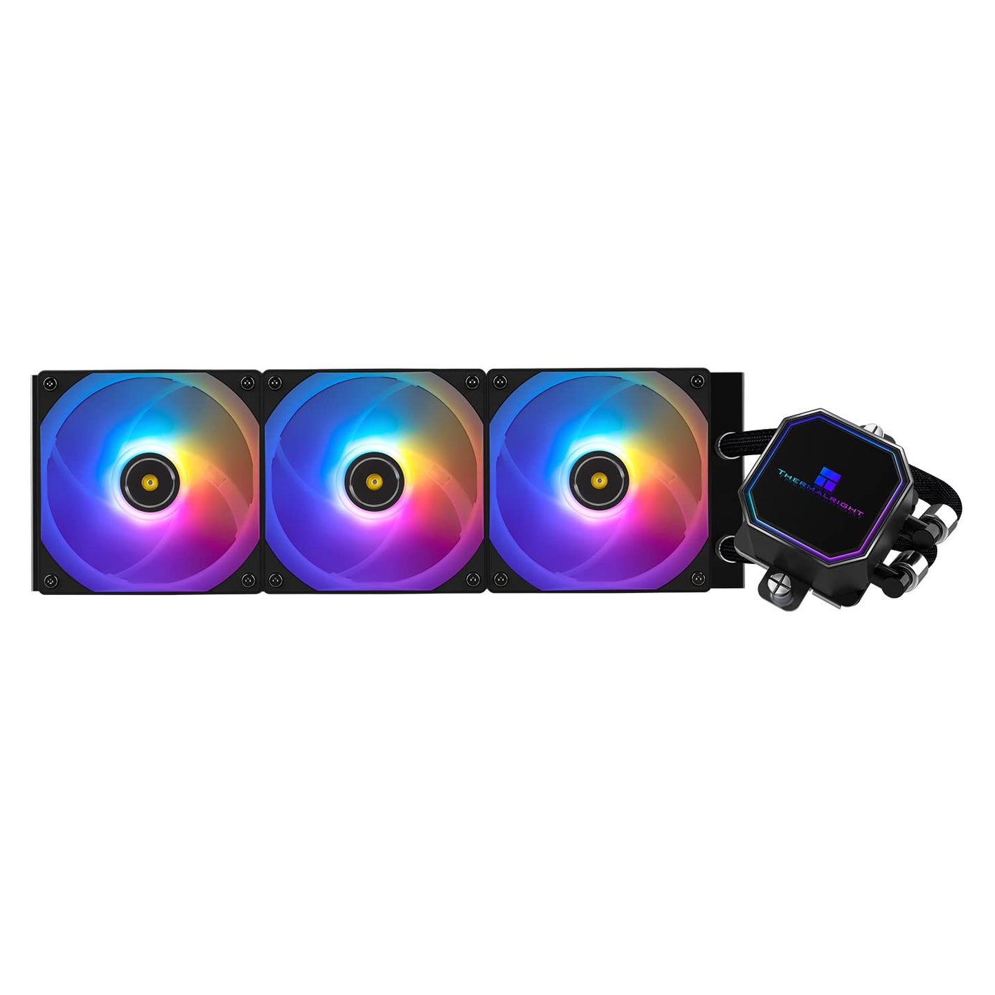 Thermalright Frozen Prism 360 White ARGB AIO Water Cooler,Liquid CPU Cooler, 3×120mm PWM Fans Water Cooling System,1850RPM High Speed,Compatible with AMD/AM4/AM5 & Intel LGA1156/1200/2011/1700
