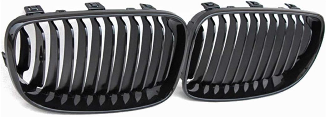 2 x Black Gloss Front Grille for E81 E82 E87 E88 LCI 2008-2011