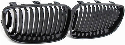 2 x Black Gloss Front Grille for E81 E82 E87 E88 LCI 2008-2011