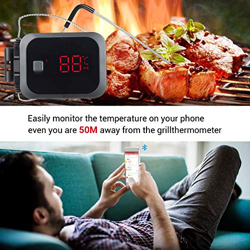 Termometru gatit IBT-2X INKBIRD + Bluetooth dual + alarme temperatura carne