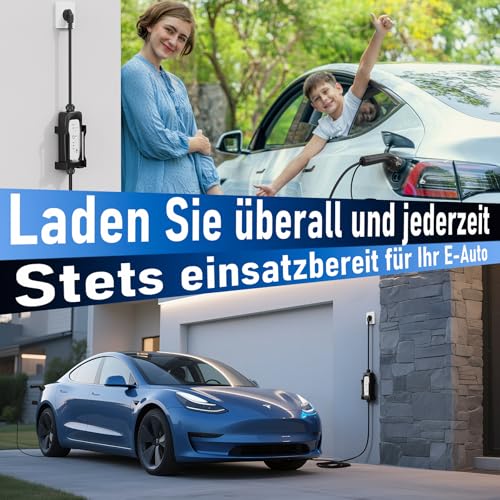 Cablu incarcare Type 2 Schuko 7m 3.6kW 6-16A + control curent 4 trepte