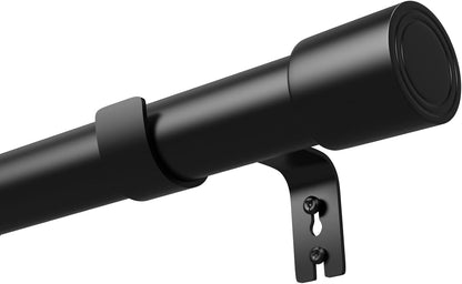 Galerie perdea Venwemong Curtain Poles & Tracks 84-185 cm Argintiu