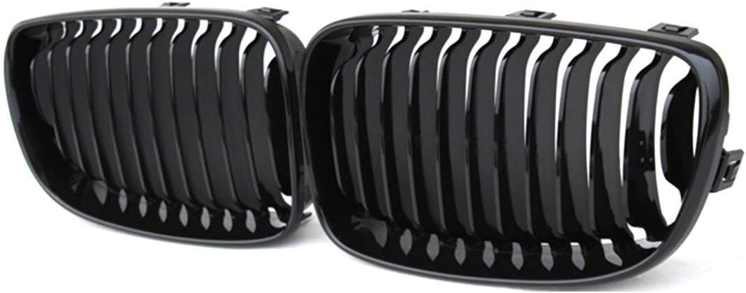 2 x Black Gloss Front Grille for E81 E82 E87 E88 LCI 2008-2011