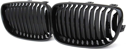 2 x Black Gloss Front Grille for E81 E82 E87 E88 LCI 2008-2011