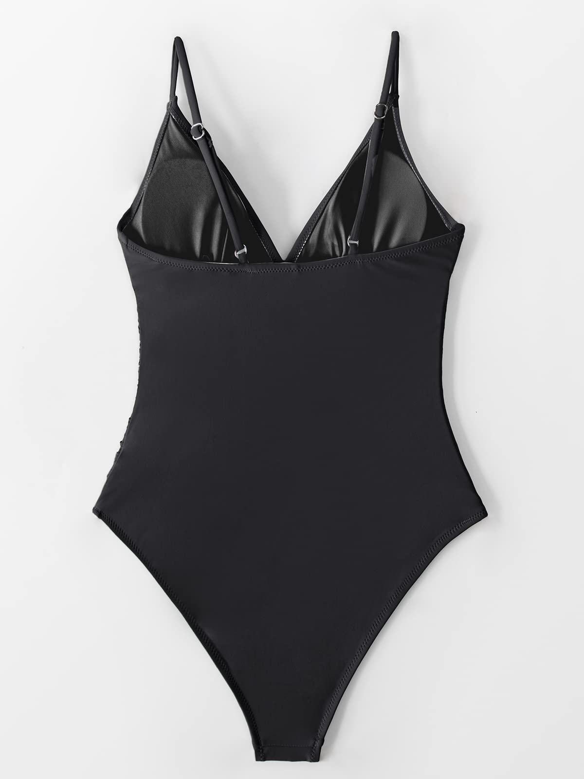 Costum de baie M - CUPSHE AA20011L control abdomen decolteu V