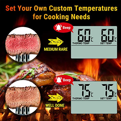 Termometru digital carne TP16B ThermoPro cu sonda inox lunga si timer