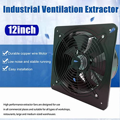 Ventilator axial industrial 12 inch PQS25 + ECUTEE + 120W, 2650 m3/h, metal