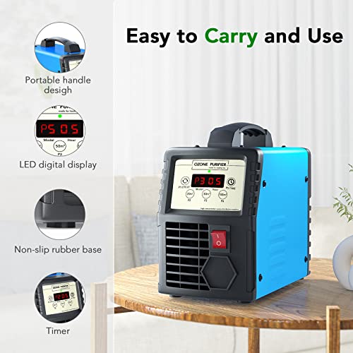 Generator de ozon FELLAT O3, purificator aer 10000 mg/h, capacitate mare cu temporizator, pentru garaj, hotel, dormitor si auto