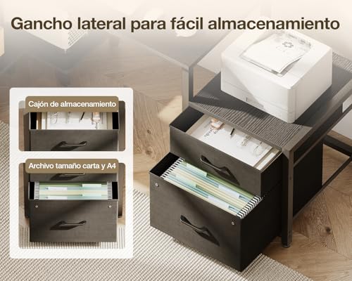 Birou colt L 140x80 cu sertare textile + priza Coleshome, reversibil