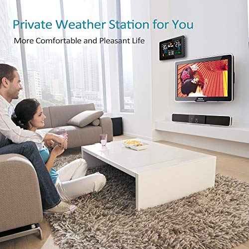 Statie meteo wireless cu ceas alarma MSF Kalawen, barometru, prognoza