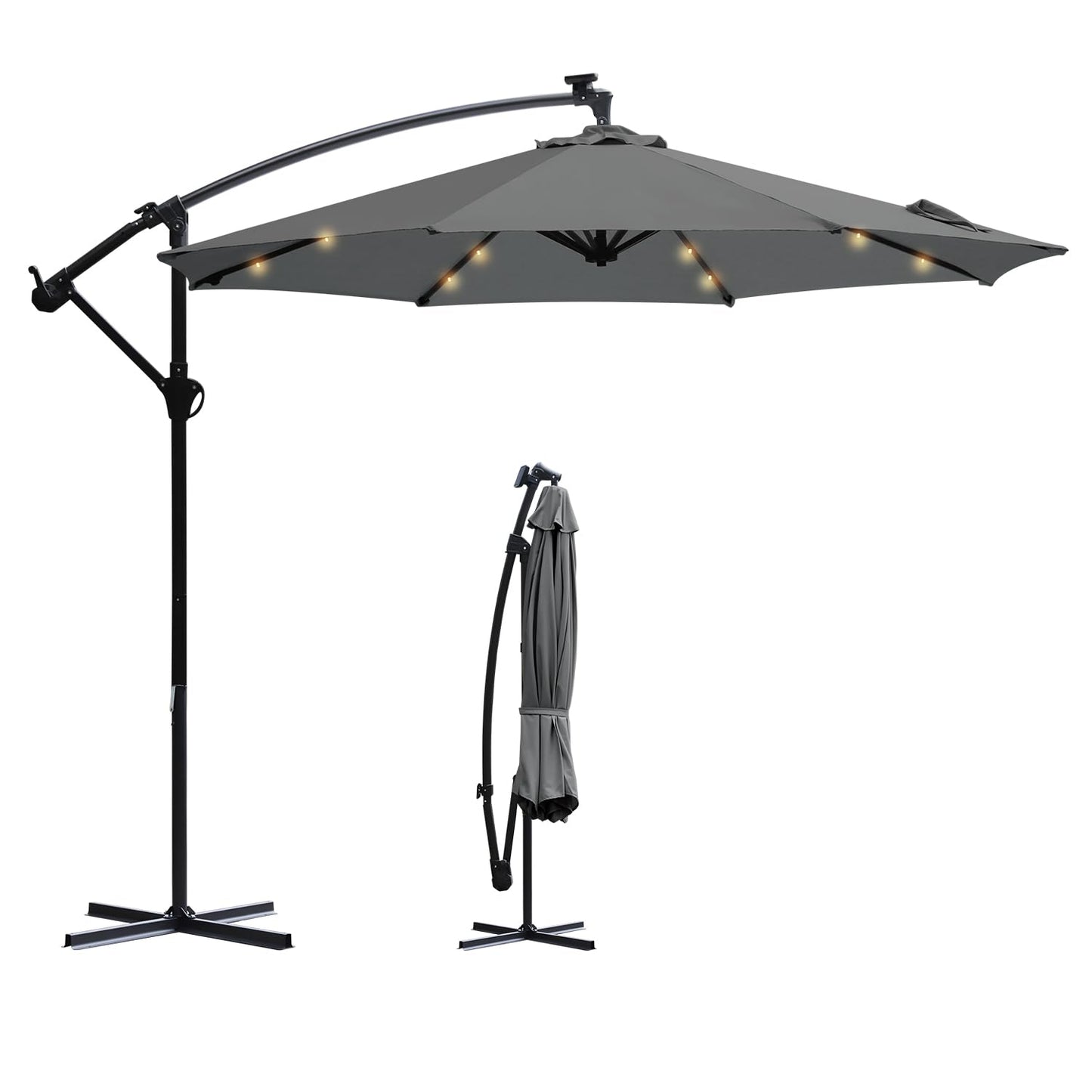 Umbrela gradina Sekey Traffic Light 300 cm cu manivela UV50+