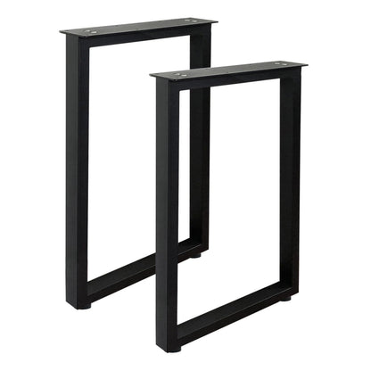 Picioare masa Jahof JHDLRT metal industrial 60 x 70 cm negre