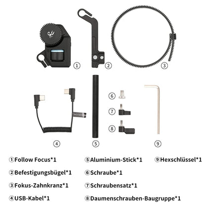 Motor follow focus FeiyuTech FM1 pentru gimbal SCORP, control precis