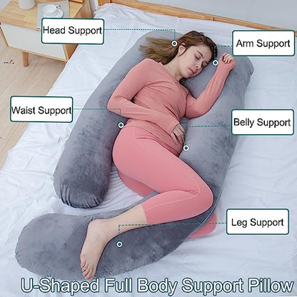 Perna sarcina U full body AS AWESLING, suport lombar si alaptare