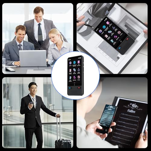 Translator vocal S85 Voice Translator AI, 138 limbi online, offline