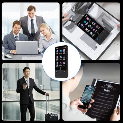 Translator vocal S85 Voice Translator AI, 138 limbi online, offline