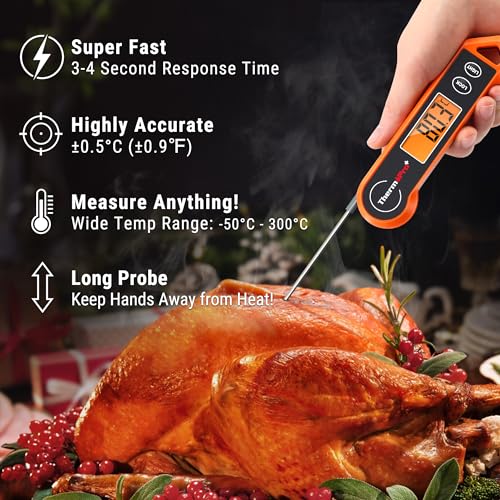 Termometru digital carne TP19H ThermoPro, instant read, waterproof, ecran