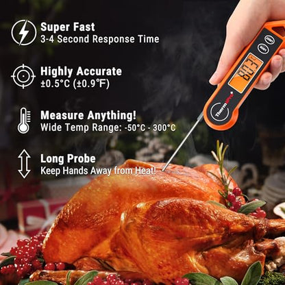 Termometru digital carne TP19H ThermoPro, instant read, waterproof, ecran
