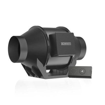 AC Infinity CLOUDLINE PRO T6, Quiet 6” Inline Duct Fan with Temperature Humidity VPD Controller, WiFi Integrated App Control - Ventilation Exhaust Fan for Heating Cooling, Grow Tents, Hydroponics