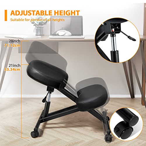 Scaun ergonomic genunchi ajustabil Himimi, corectare postura, suport ortopedic