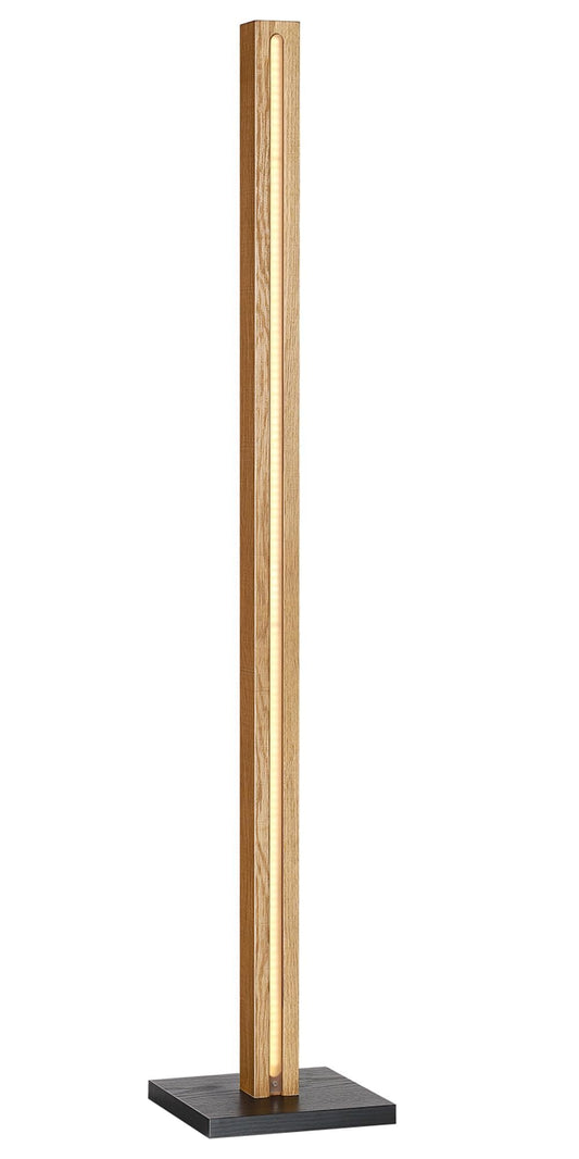 Lampa de podea EDISHINE Wooden 18W LED dimmabila 3000K greige