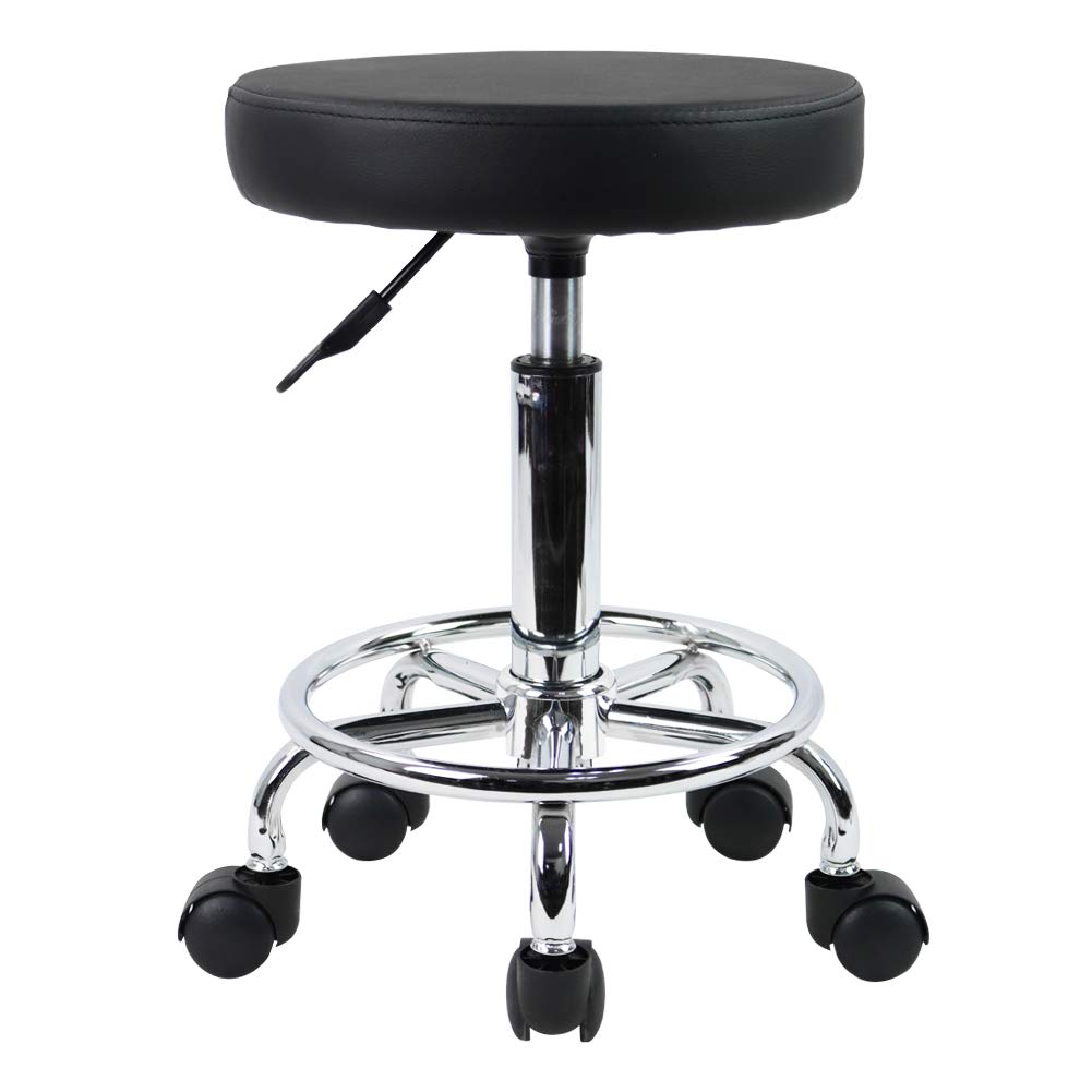 Scaun salon KKTONER BBS0432 PU Leather reglabil cu roti