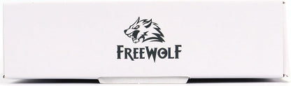 FREEWOLF K8 Wireless Hot Swap Mechanical Gaming Keyboard, Wired RGB Rainbow Backlit Keyboard Red Switch, Bluetooth 5.0/2.4Ghz/USB- C Tri Mode with 4000mAH Battery, US Layout for Mac/Win - Blue/White