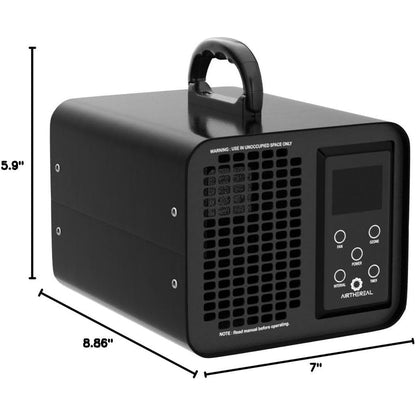 Airthereal MA10K-PRO SMART WiFi Ozone Generator - High Ozone Output Capacity Ozonator- Odor Remover, Deodorizer, Sterilizer - Adjustable Output and Timer Settings for Any Size Room - Black