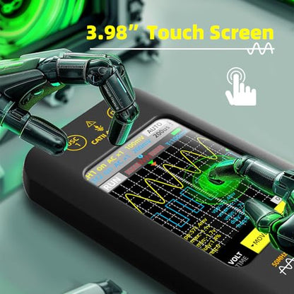 Osciloscop digital 2 canale 50MHz + generator semnal BSIDE, touchscreen 3.98"