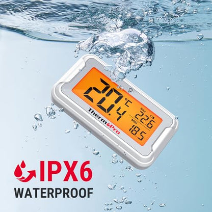 Termometru frigider TP110 ThermoPro, LCD iluminat, waterproof, max/min