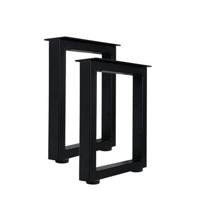 Picioare masa Jahof JHDLRT metal industrial 60 x 70 cm negre