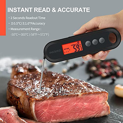 Termometru bucatarie IHT-2XP Inkbird cu 2 sonde, IPX5, reincarcabil