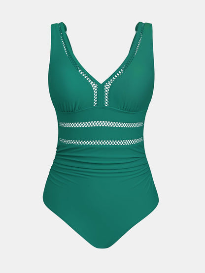Costum de baie L - CUPSHE One Piece V Neck Bretele reglabile