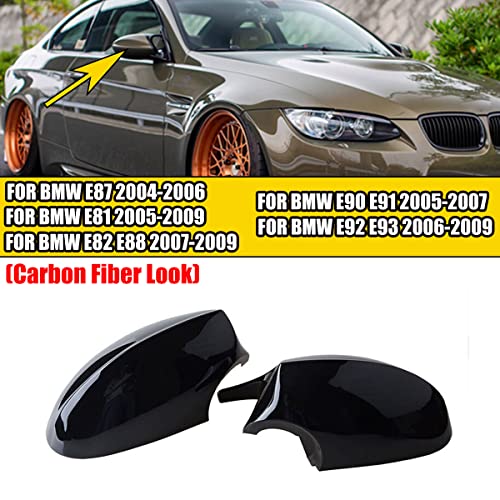 Capace oglinzi retrovizoare E81-E93 BMW - Negru lucios, montaj rapid