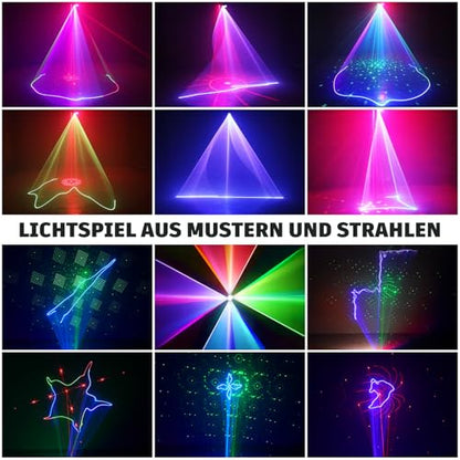 Lampa Disco Disco Light  2D RGB cu DMX 512, control muzica si telecomanda