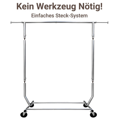 Suport haine Camabel GndieBa5259 metal extensibil 136 kg cu roti