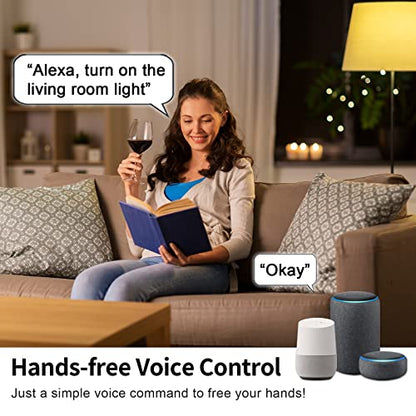 Intrerupator smart touch + Alexa/Google Home, fara nul - Alb