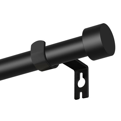 Galerie perdea Poskena 63-183 cm, 16 mm, otel inoxidabil alb
