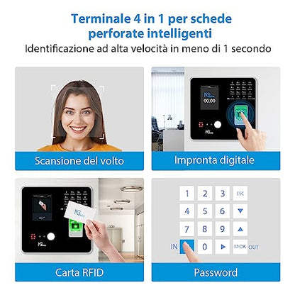 Aparat pontaj MB2 NGTeco + recunoastere faciala, RFID si amprenta