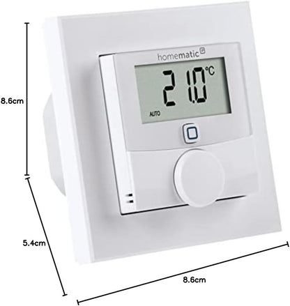 Termostat de perete Homematic IP cu iesire de comutare pentru intrerupatoare de marca