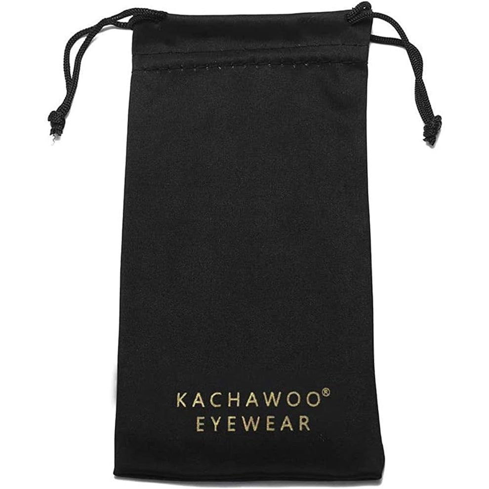 kachawoo Flattop Sunglasses with Tattoo Pattern Legs Decorative Large Sunglasses Rimless Rectangular Shades Unisex, Gold With Brown